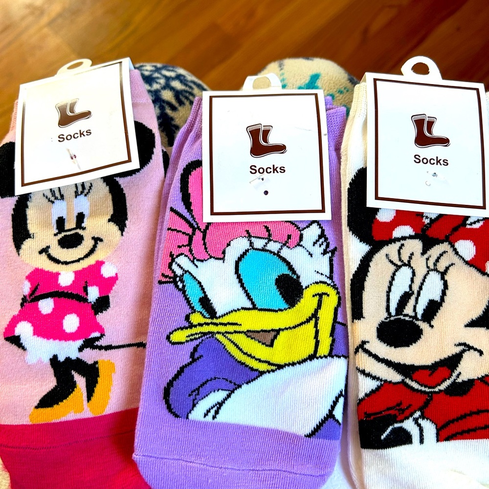 Minnie and Daisy socks $4 each pair